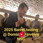 Barrel tasting @ Domaine Faiveley